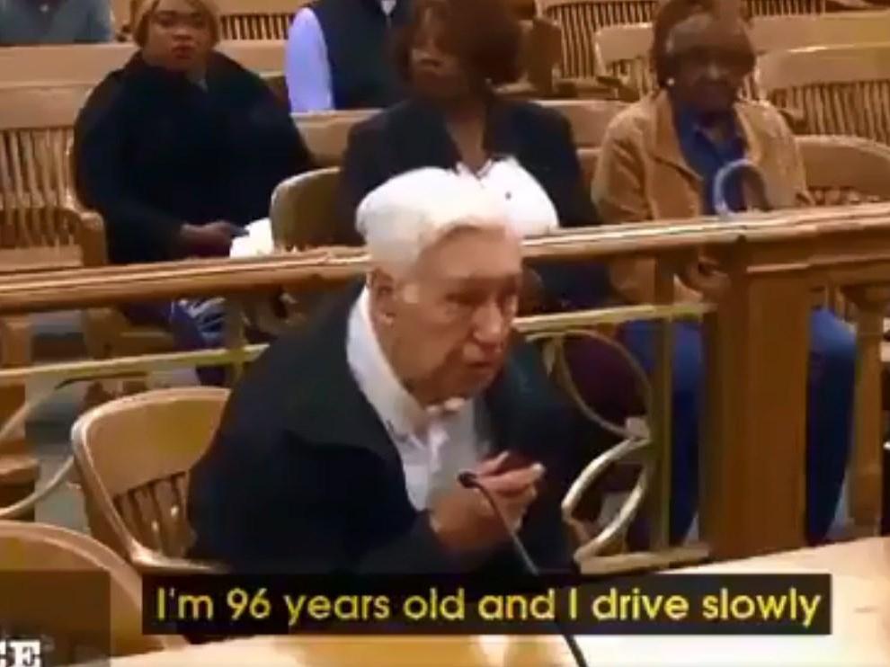 El anciano, de 96 años, defendió su inocencia durante el juicio: "Tengo 96 años y conduzco despacio".