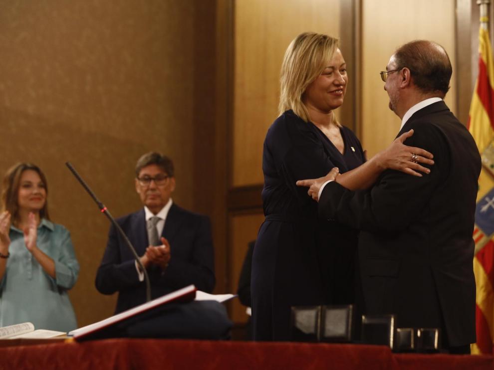 Toma de posesión de los consejeros del nuevo Gobierno de Aragón