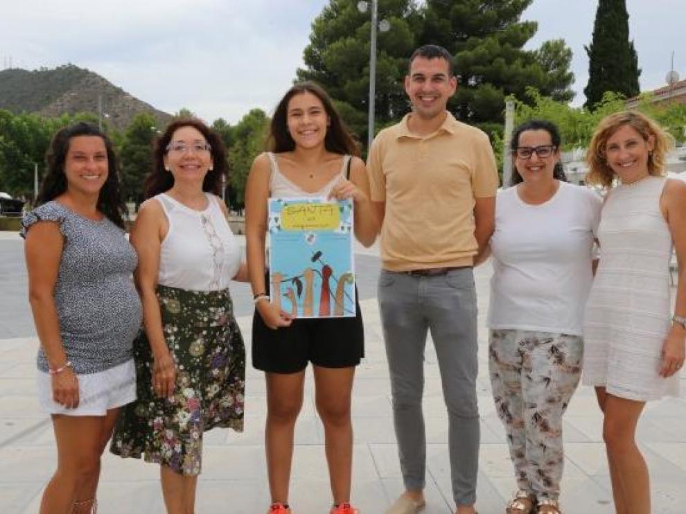“Ambient de Santa”,de Mar Cuchí, es el cartel anunciador de las fiestas de la Santa 2019 de Mequinenza.