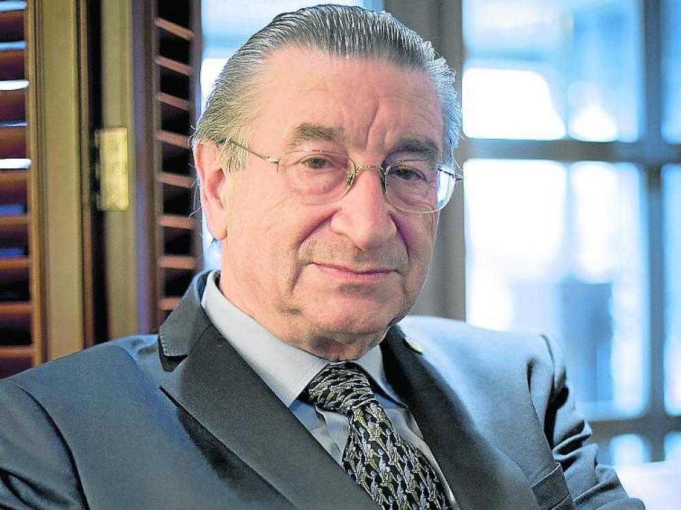 Pascual Román, en una reciente visita a Zaragoza