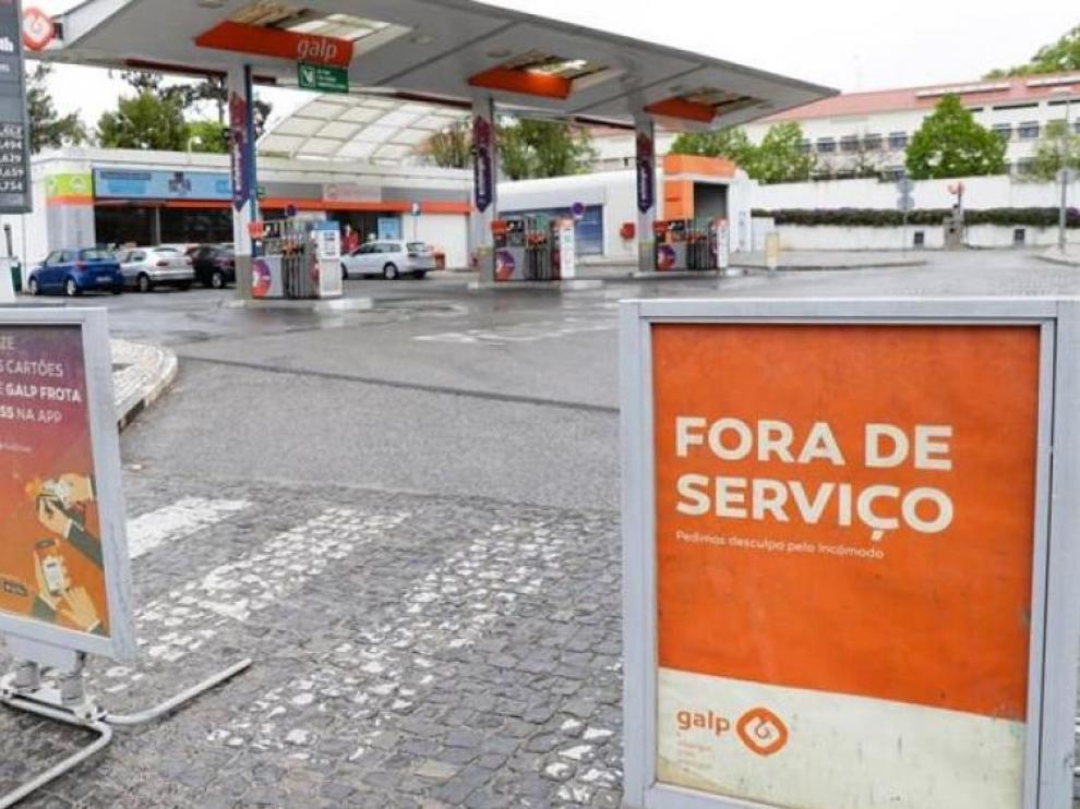 Huelga de transportistas Portugal