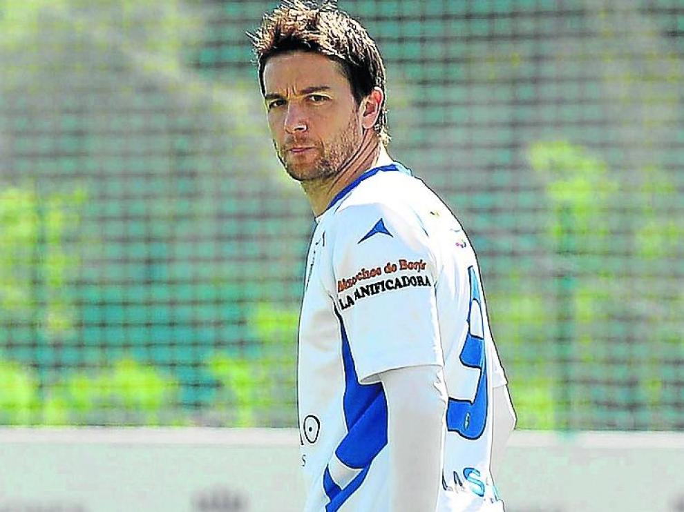 Diego Gómez en un partido con el Borja.