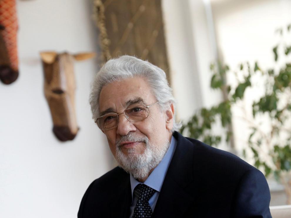 El tenor español Plácido Domingo.