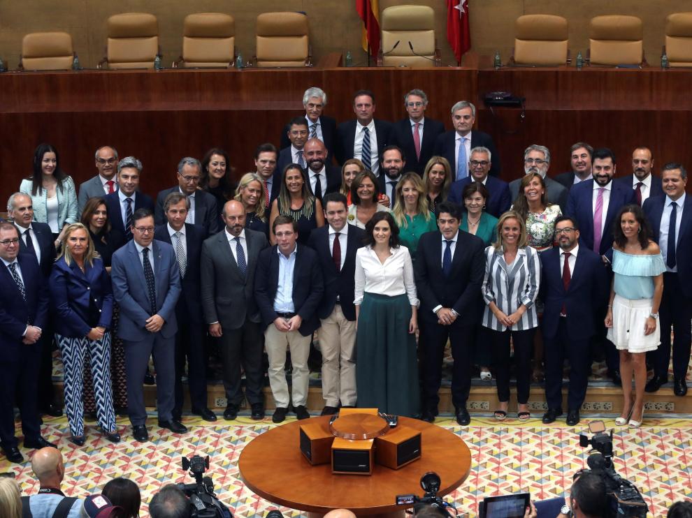 Investidura de Isabel Díaz Ayuso.