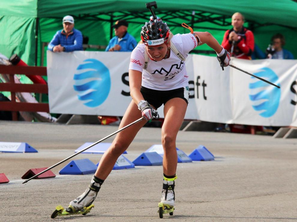 Participante del campeonato de España de Rollerski