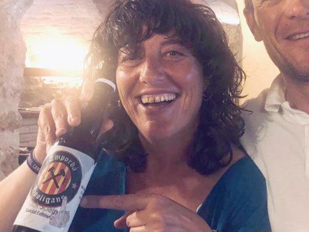 Teresa Jordà promueve una cerveza con el lema "Fuck Spain"