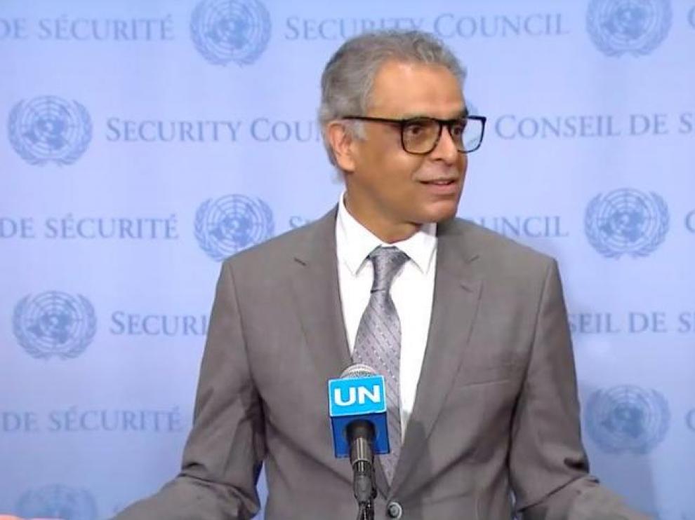 El representante de la India en Naciones Unidas, Syed Akbaruddin.