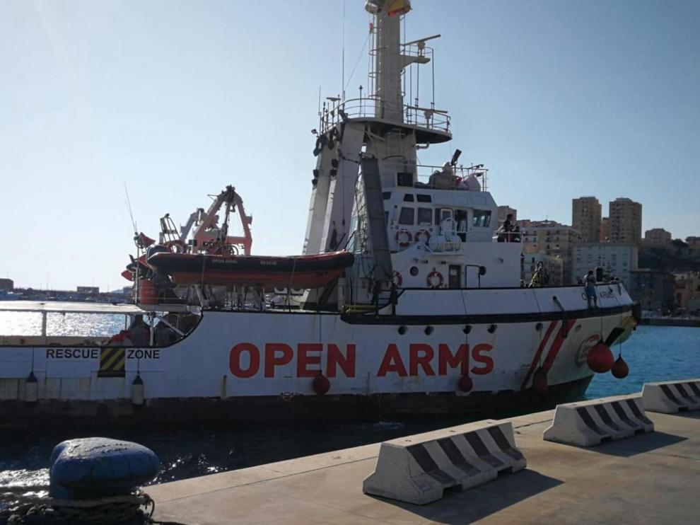 El barco de la ONG Open Arms.