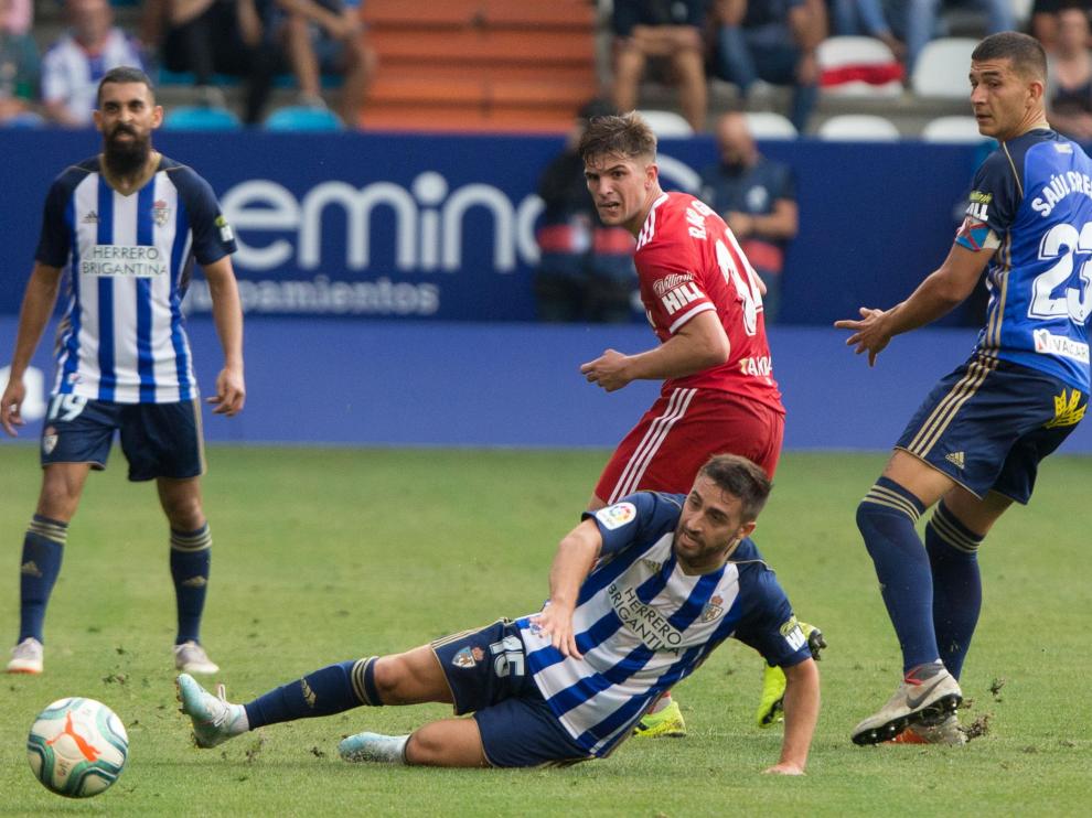 Raúl Guti en el encuentro del domingo ante la Ponferradina.