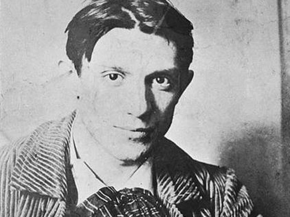 Pablo Picasso en 1904 fotografiado por Ricardo Canals