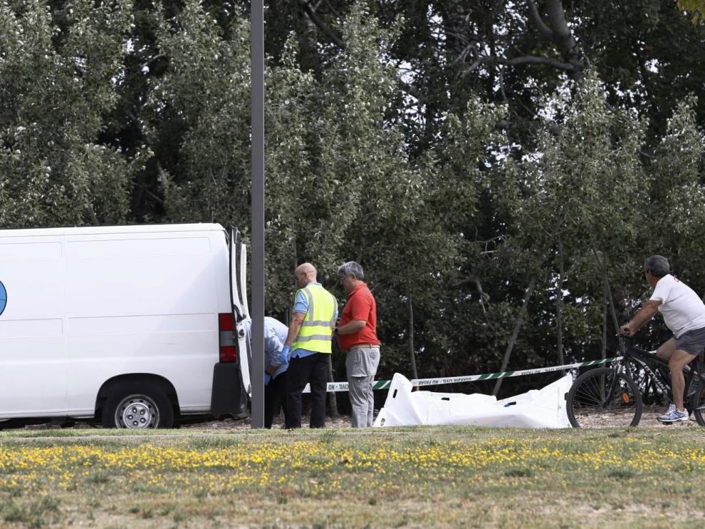 Rescate del cuerpo hallado en el Canal Imperial