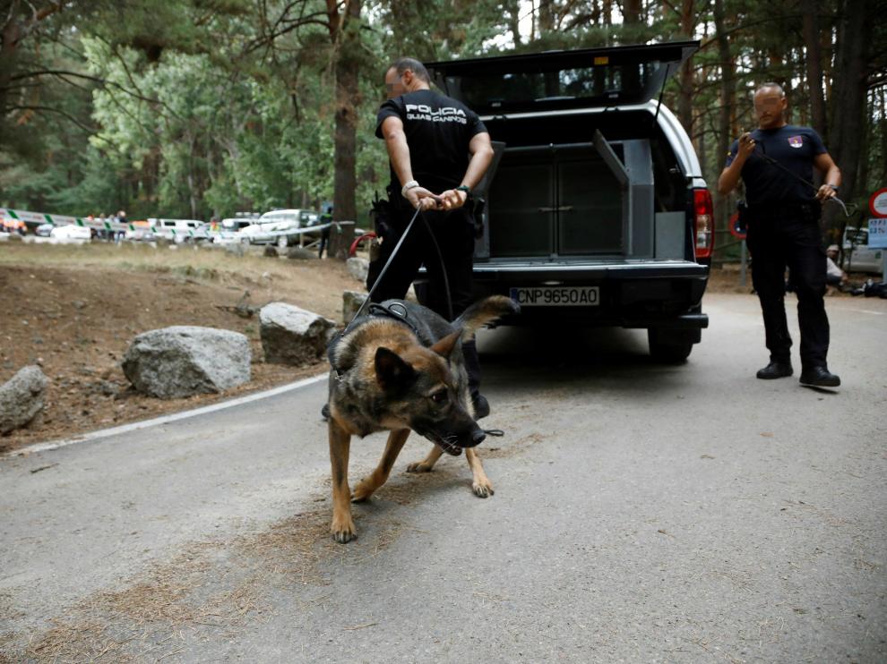Dispositivo policial de búsqueda de Blanca Fernández Ochoa en Cercedilla.