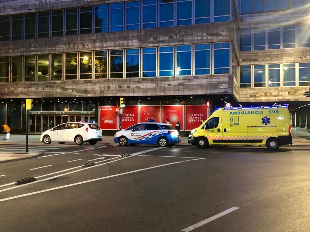 El accidente se ha producido a primera hora de la mañana de este domingo entre la plaza de Paraíso y el paseo de la Constitución.