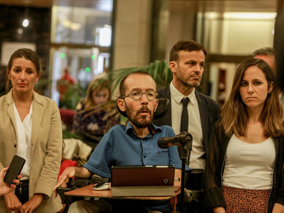 Los negociadores de Podemos