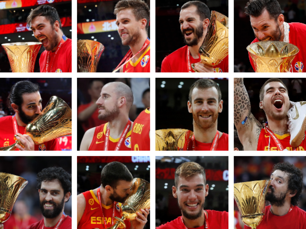 Los jugadores de la selección española de baloncesto, uno a uno