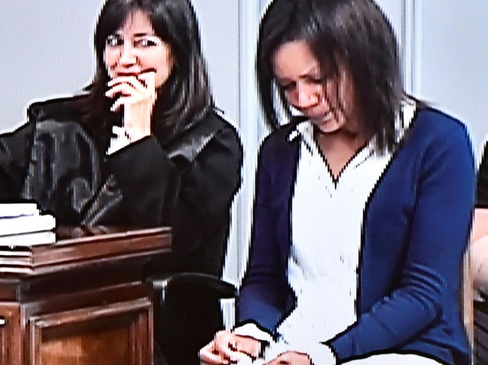 Ana Julia Quezada, durante la sesión del juicio de este martes
