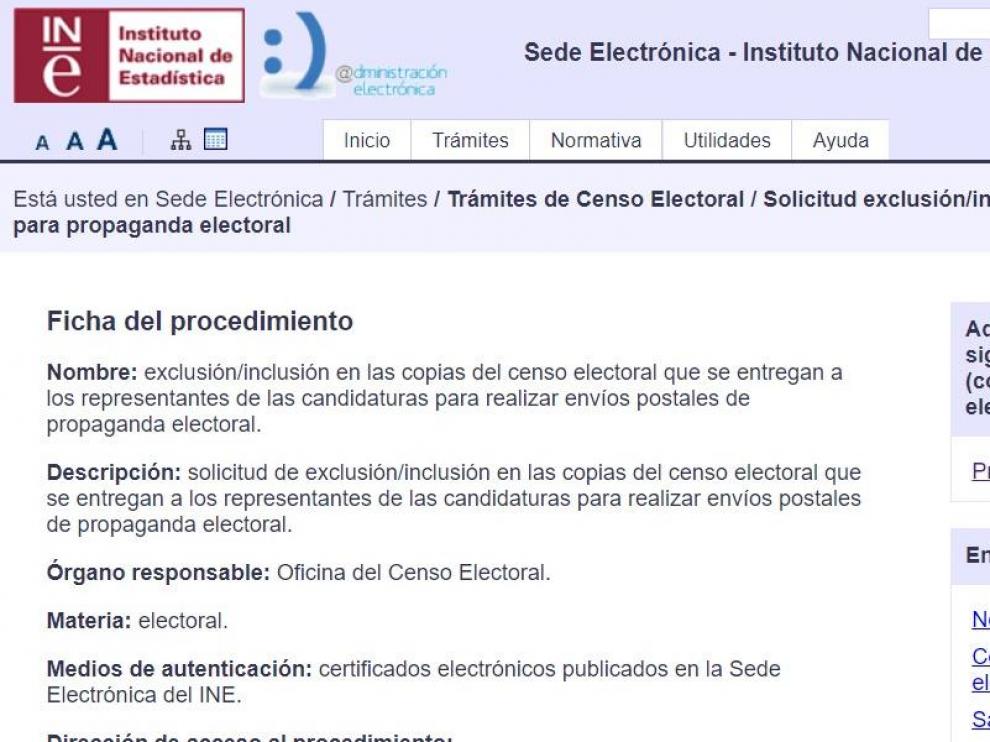 Miles de personas piden en el INE que no les envíen propaganda electoral del 10N