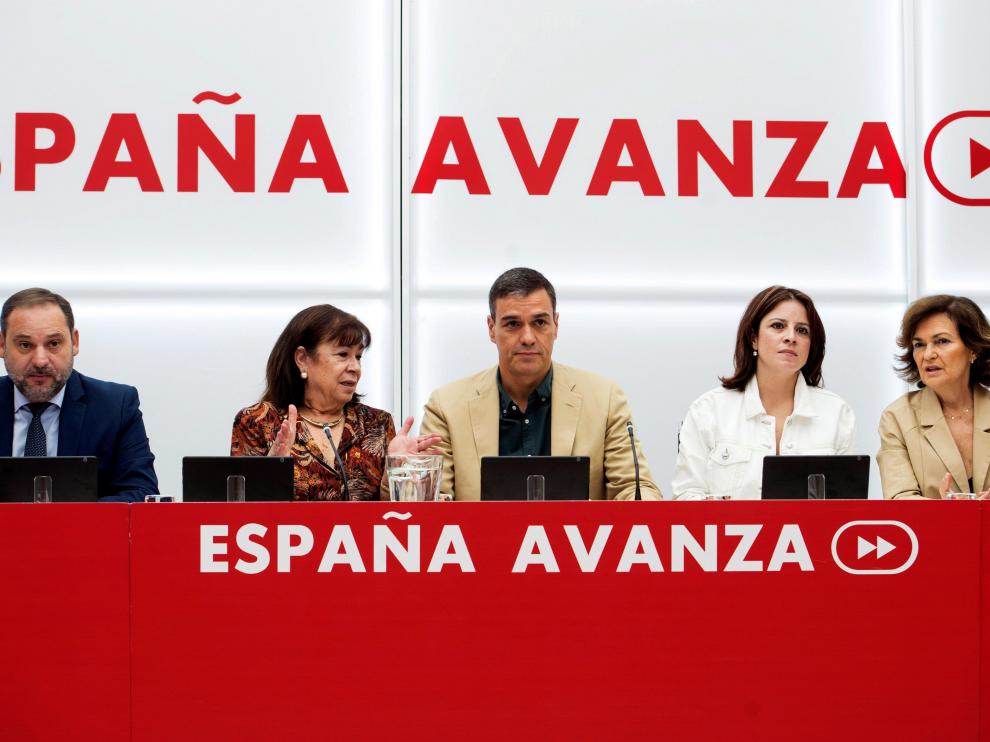 Reunión de la Ejecutiva federal de los socialistas.