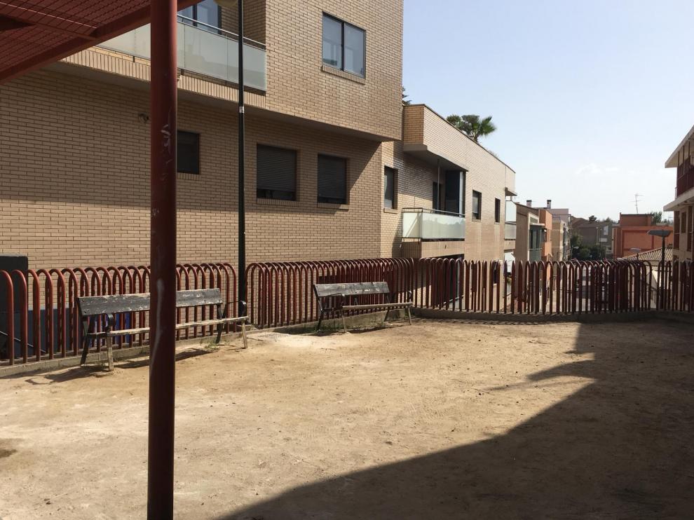 Plaza de la calle Proción, en Valdefierro