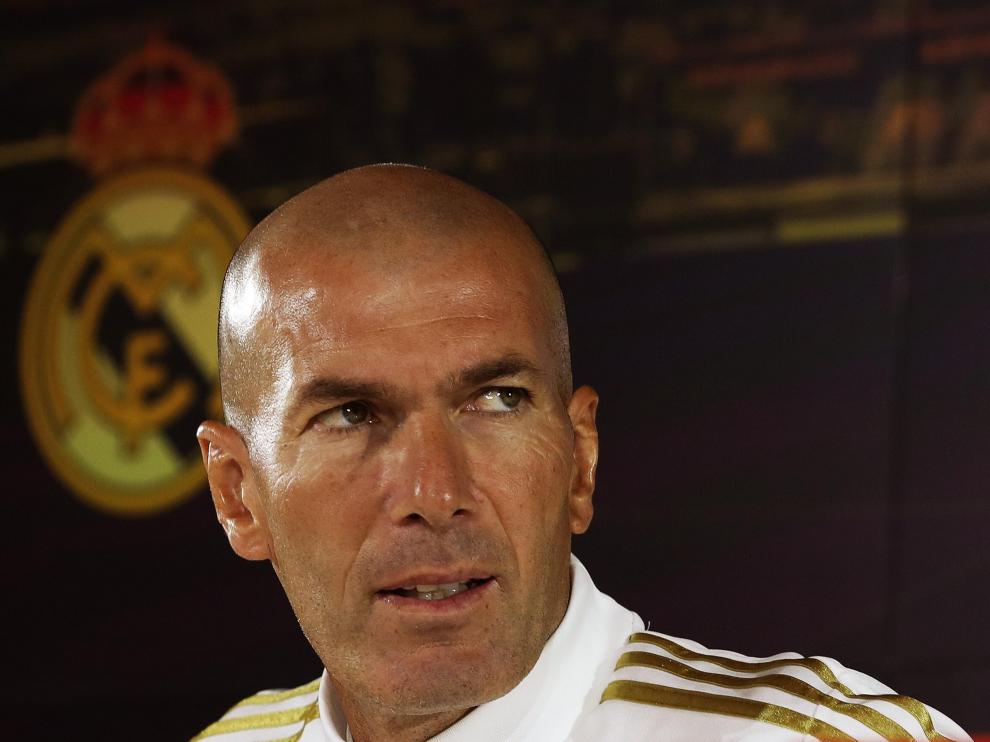 El entrenador francés del Real Madrid, Zinedine Zidane.