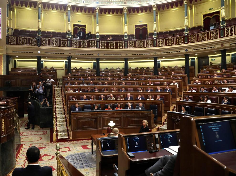 Un pleno del Congreso de los Diputados.