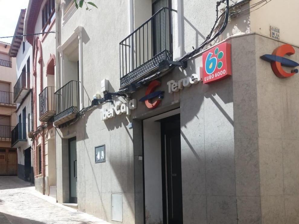 Sucursal bancaria de Ibercaja atacada en Oliete