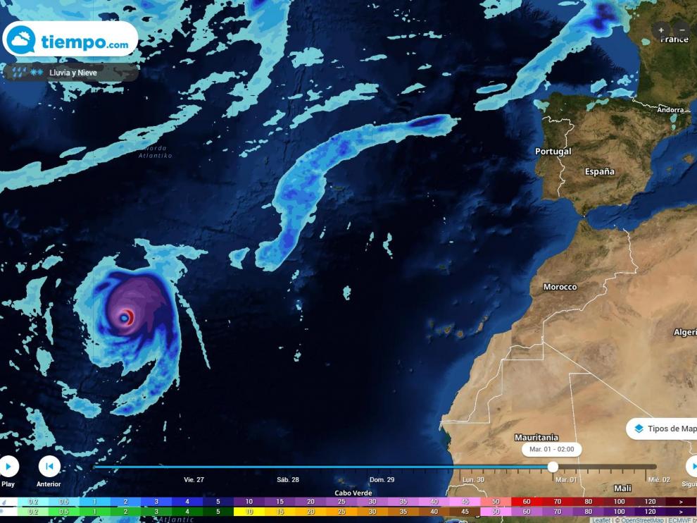 En los primeros días de octubre el huracán Lorenzo acaparará toda la atención.
