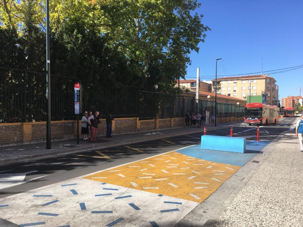Calle de Antonio Leyva, en el barrio Olíver.