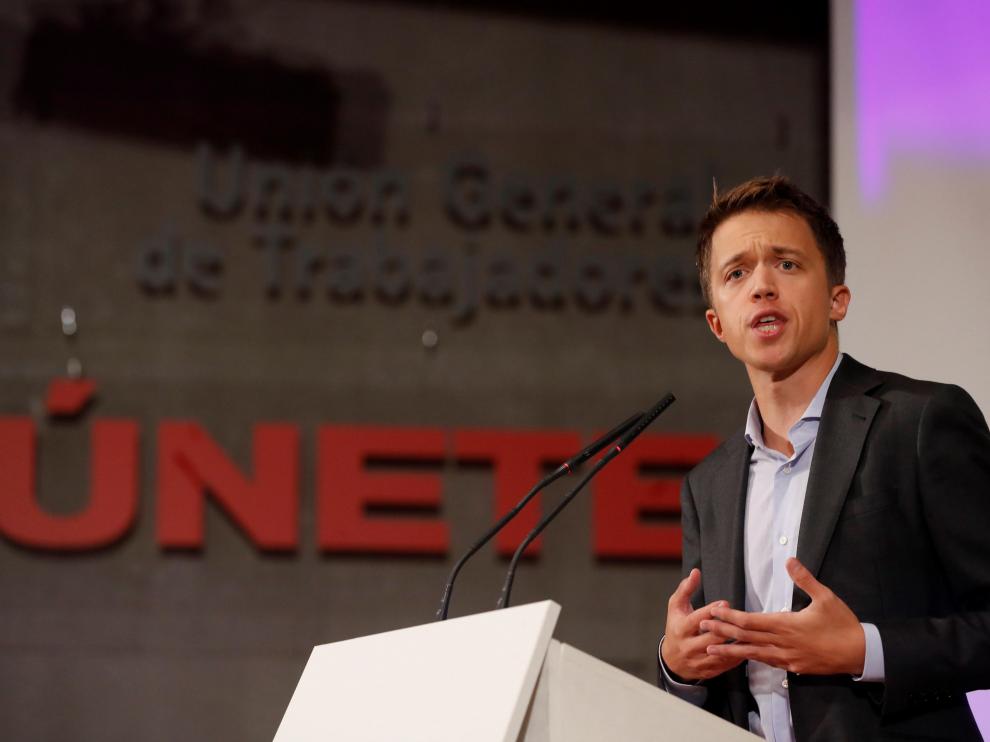 Íñigo Errejón, en un acto de precampaña.