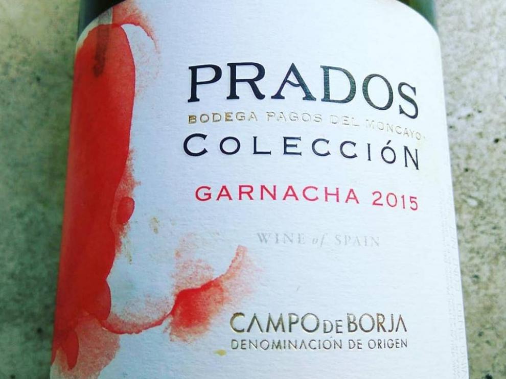 Botella de Prados Colección Garnacha 2015.