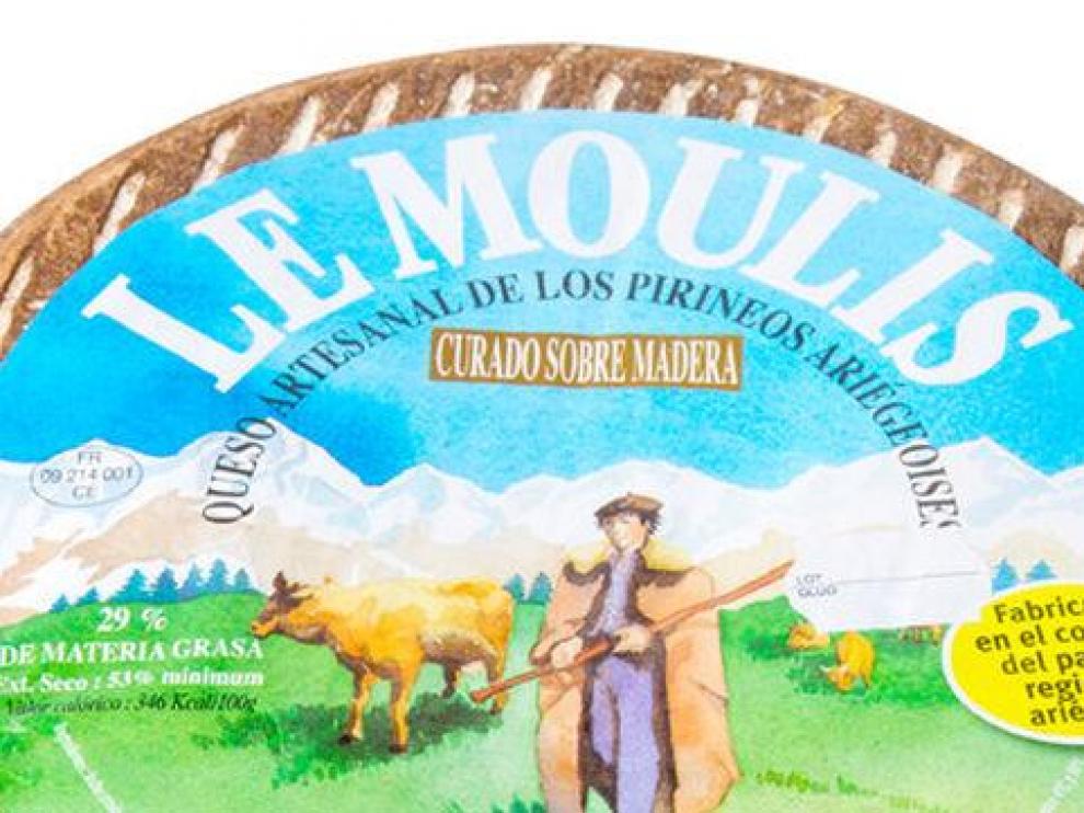 Un queso de la marca Le Moulis.