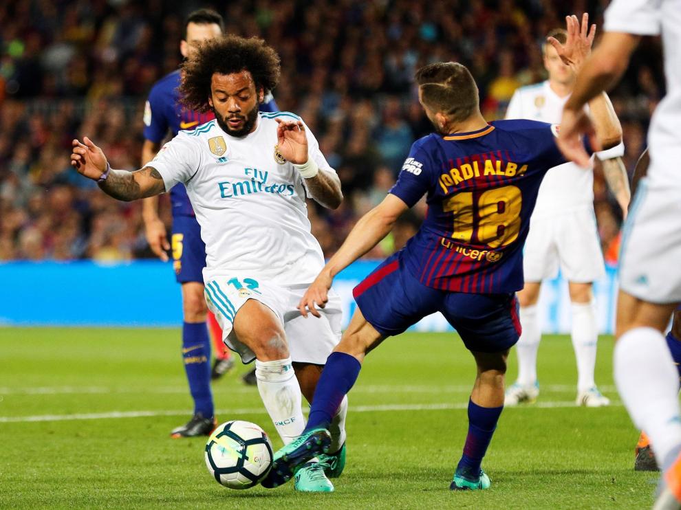 Imagen de archivo de un clásico entre el FC Barcelona y el Real Madrid.