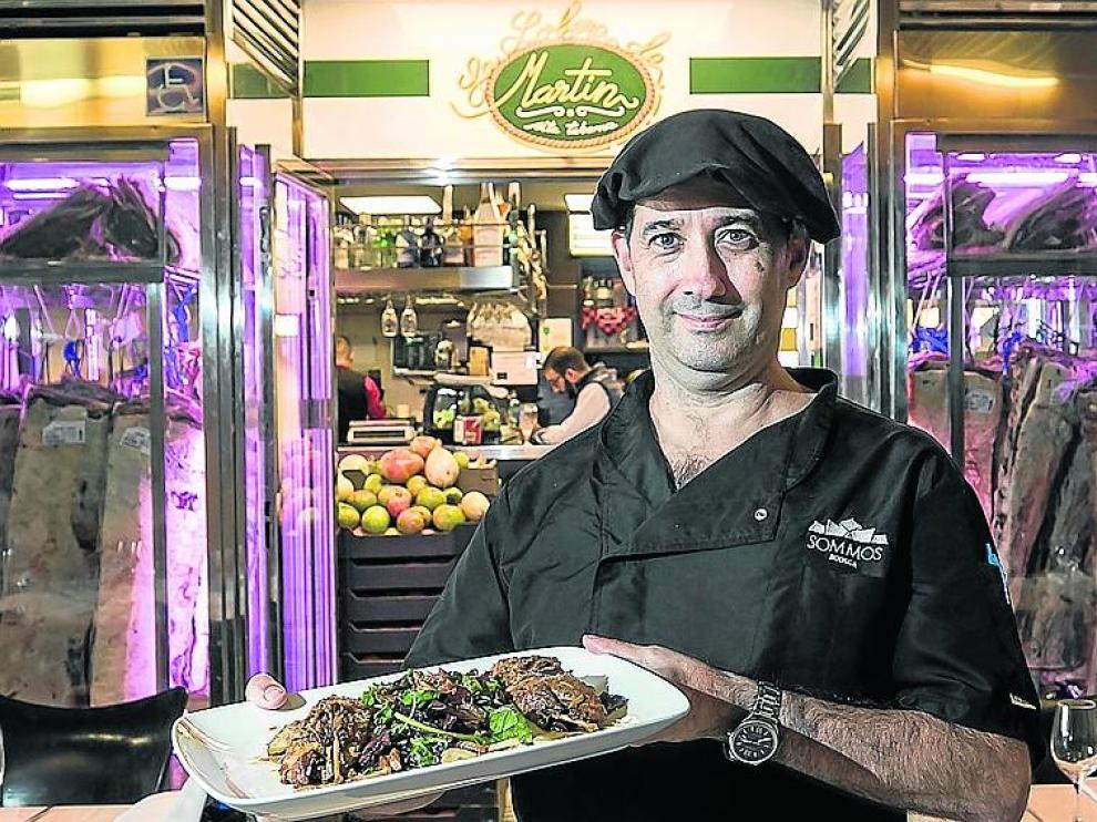 Iñaki Bosque, jefe de cocina de La Lobera de Martín.