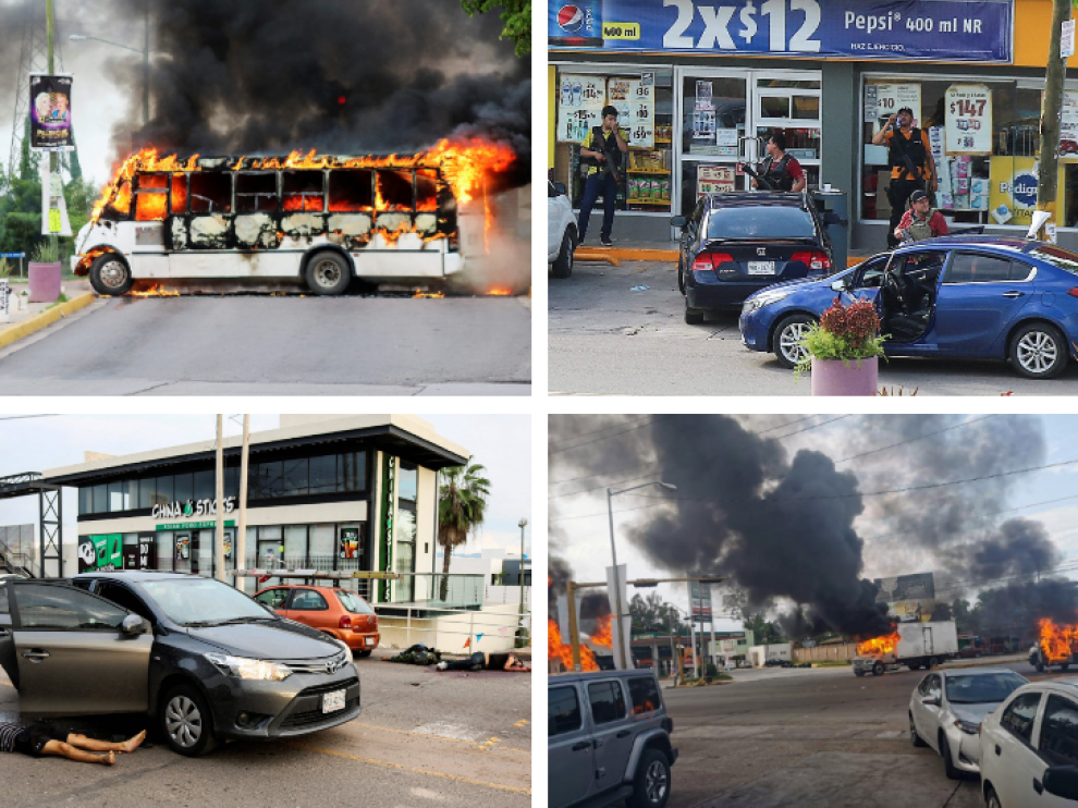 Caos y violencia en Culiacán