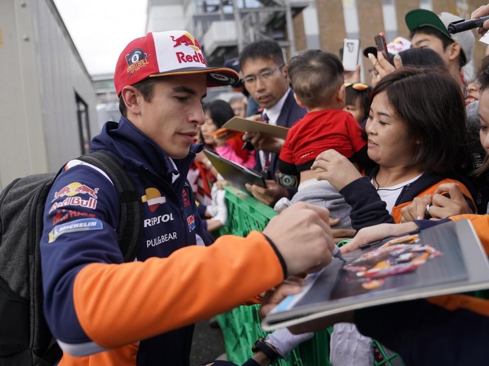 Marc Márquez, este domingo en Japón.