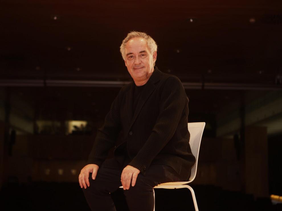 Ferran Adrià, en la jornada sobre digitalización de pymes celebrada en Zaragoza.
