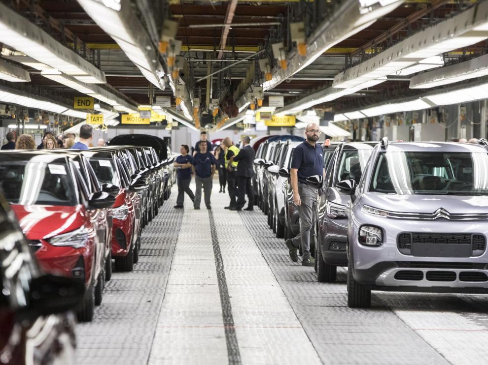 Imagen de la nave de Acabado Final de la planta de Opel PSA en Figueruelas