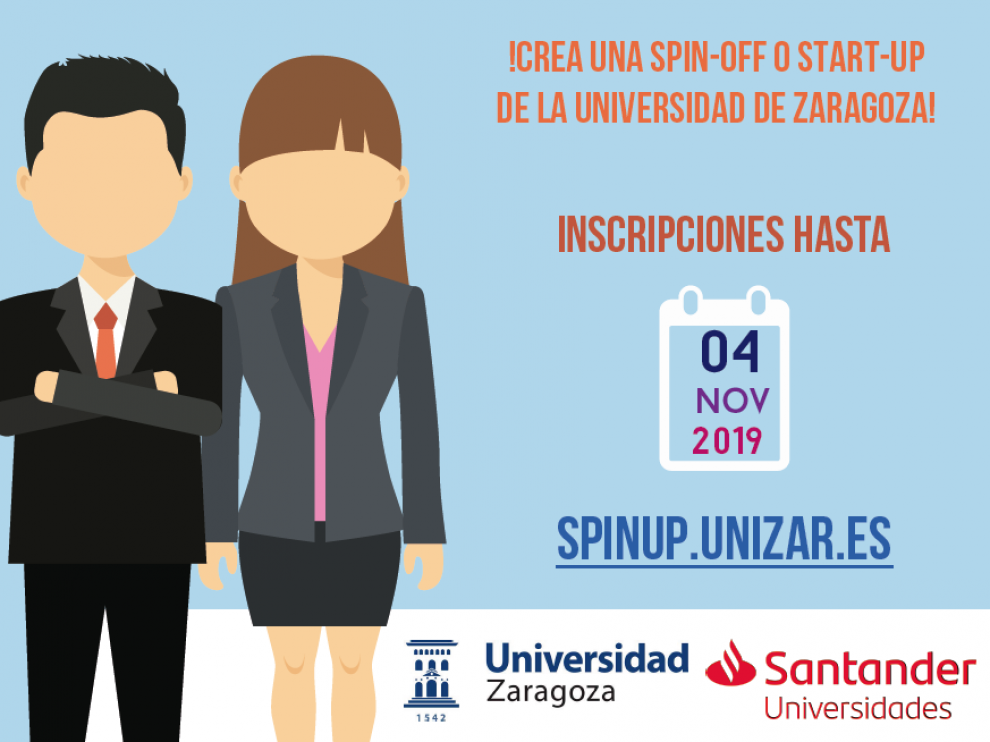La UZ abre la convocatoria del programa 'Emprende con Unizar' para convertir 8 ideas en empresas.