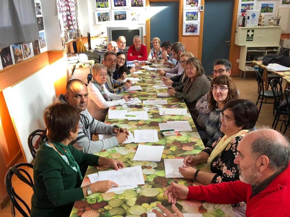 Down Huesca se reunió este sábado con los alcaldes de Fonz, Binéfar y Alcañiz y asociaciones de discapacidad intelectual.