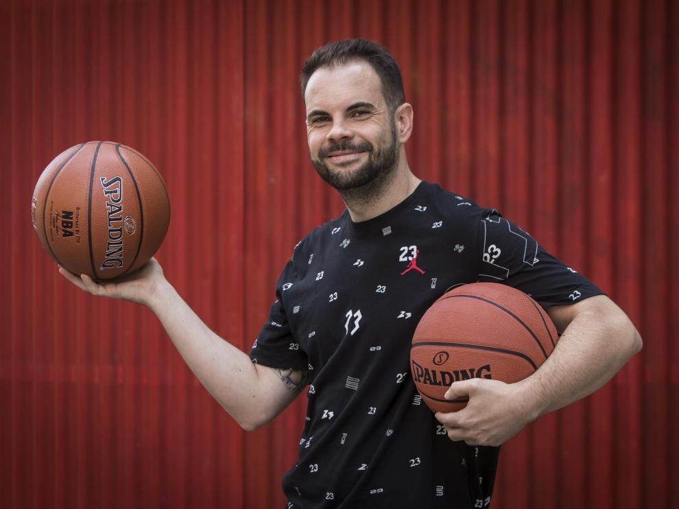 Alberto Béjar, organizador del primer Basket contra el cáncer.