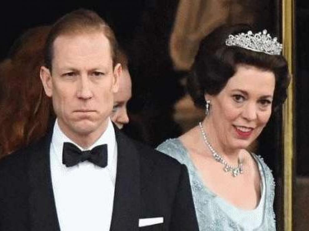 Olivia Colman y Tobias Menzies protagonizan la tercera temporada de 'The Crown'.