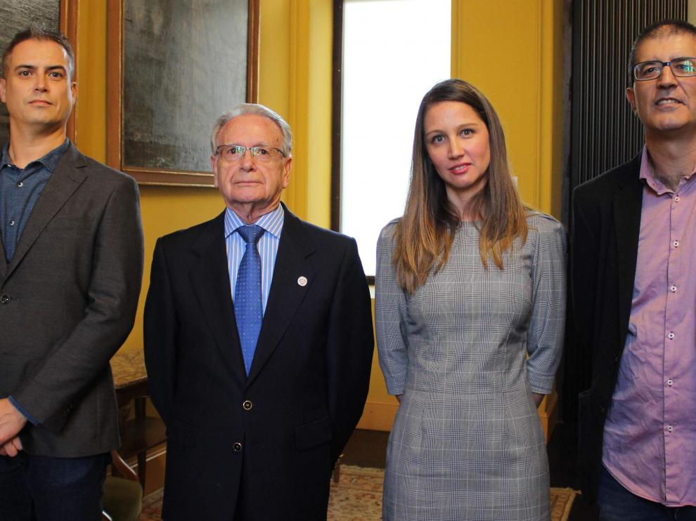 Camino Álvarez Fidalgo, Diego García Gonzalo y Ana Isabel Allueva Pinilla.