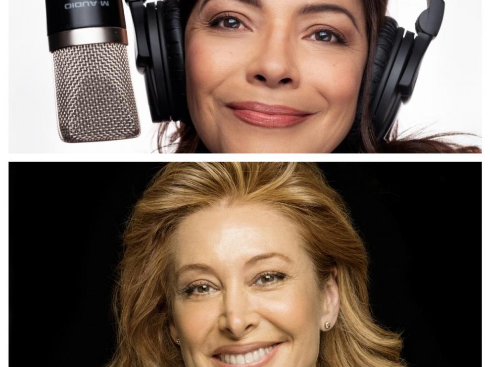 Teresa Viejo y Paula Arcila.