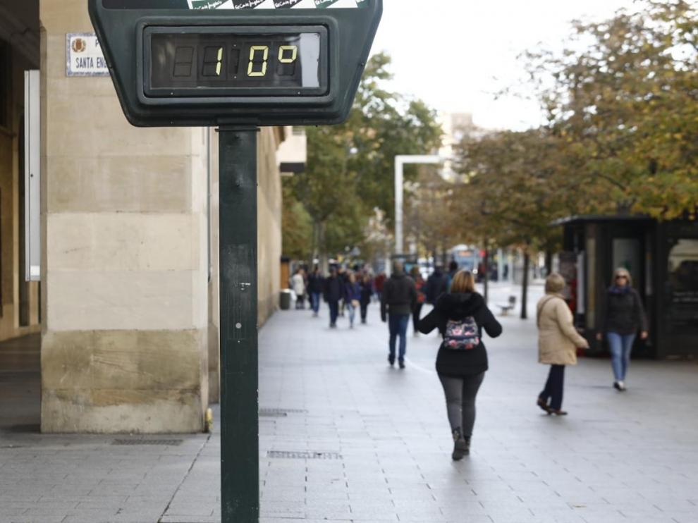 Frío en Zaragoza