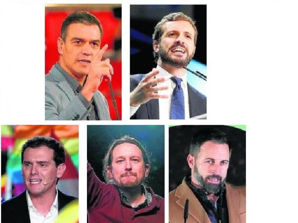 Candidatos a la Moncloa en el cierre de campaña de las elecciones 10-N