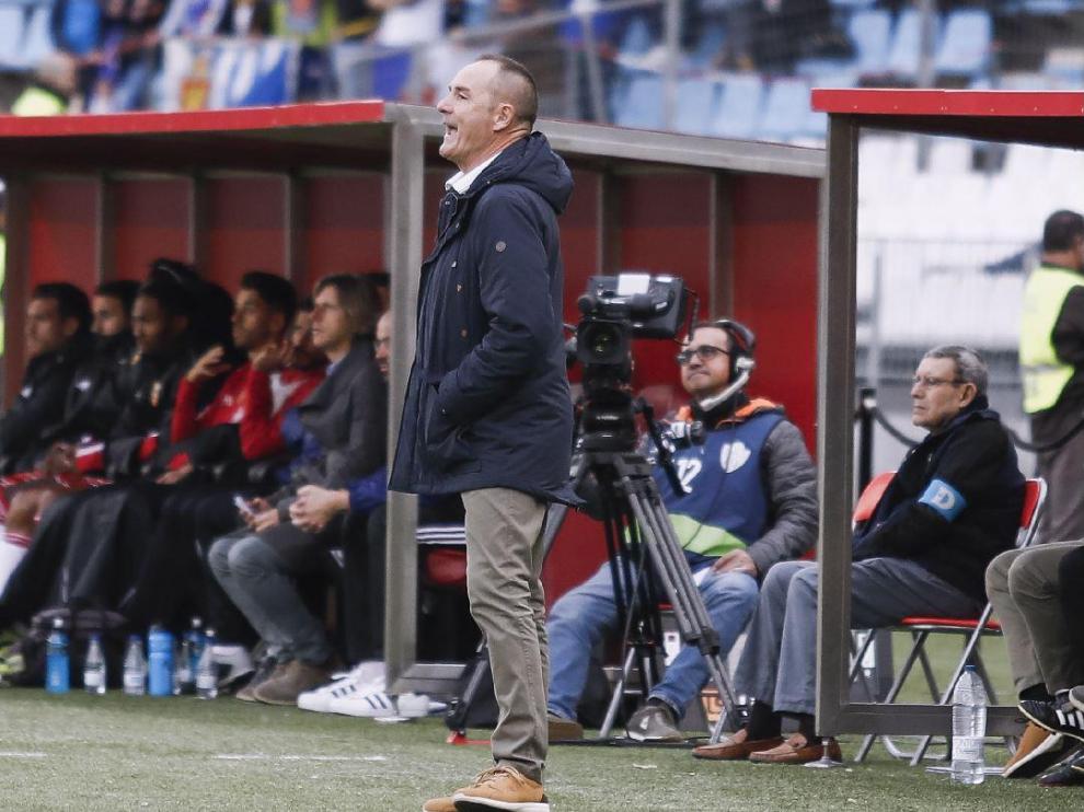 Víctor Fernández, este domingo en el estadio de los Juegos Mediterráneos de Almería.