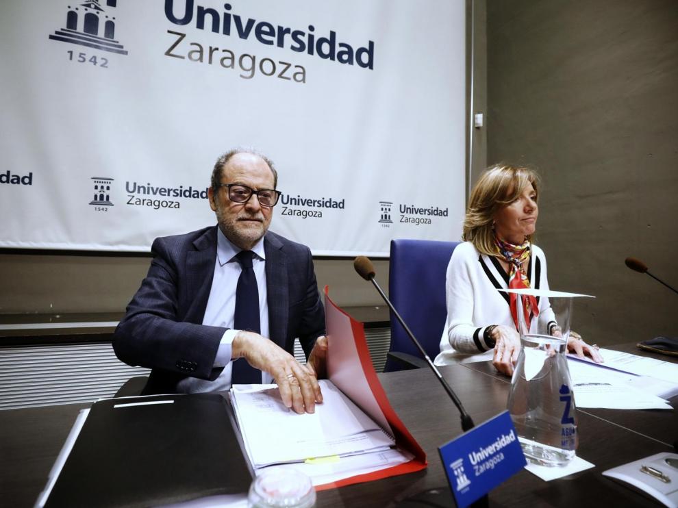 Presentación del presupuesto de la Universidad de Zaragoza.