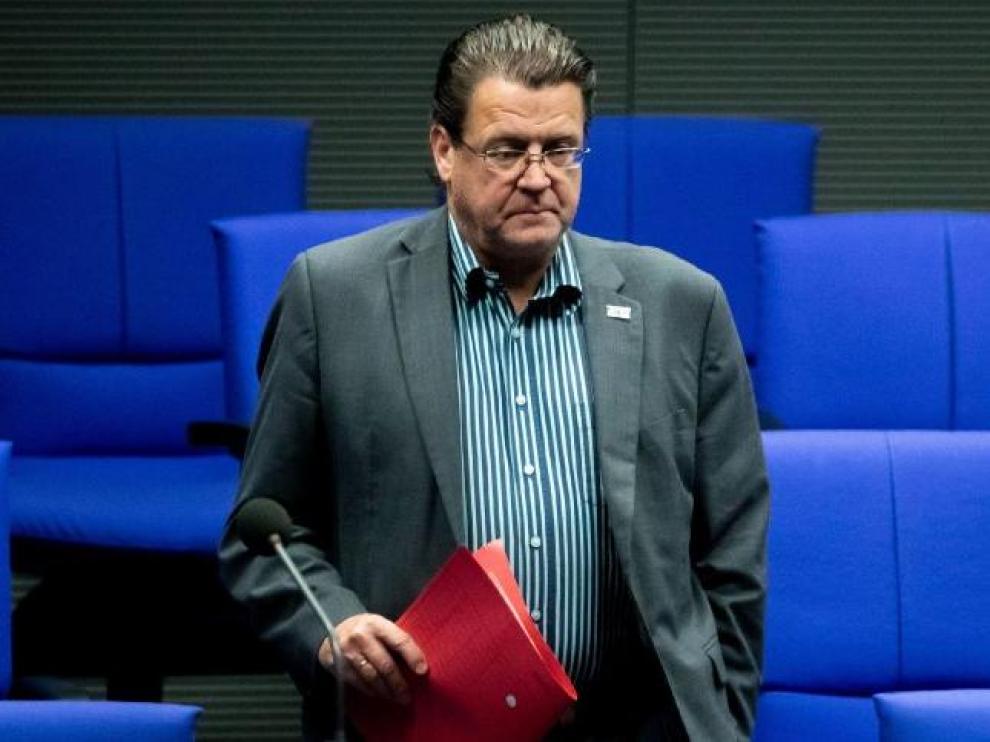 Mandatory Credit: Photo by HAYOUNG JEON/EPA-EFE/REX (10468303f)Stephan Brandner of the Alternative for Germany (AfD) right-wing populist party during a session of the German parliament 'Bundestag' in Berlin, Germany, 07 November 2019. After a series of controversial statements by AfD politician Stephan Brandner, all other parties in the Bundestag have jointly demanded his resignation as chairman of the legal committee.German Bundestag sesstion, Berlin, Germany - 07 Nov 2019