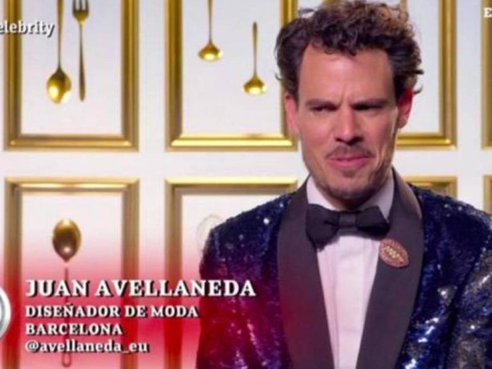 El concursante Juan Avellaneda de 'Masterchef' celebrity