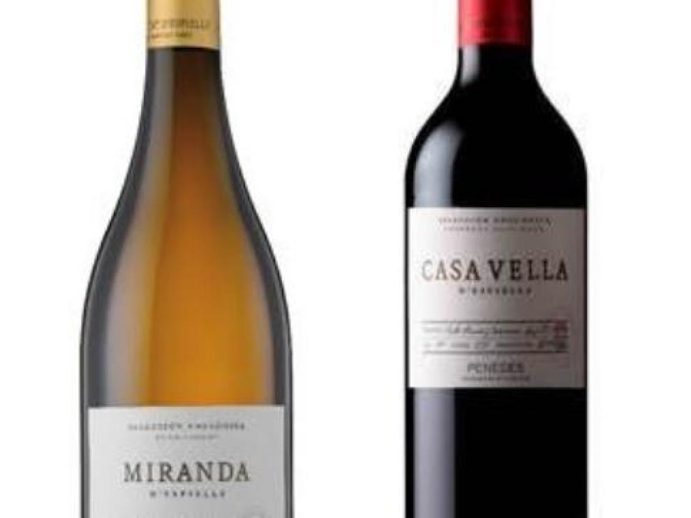 Botellas de Miranda y Casa Vella d'Espiells.
